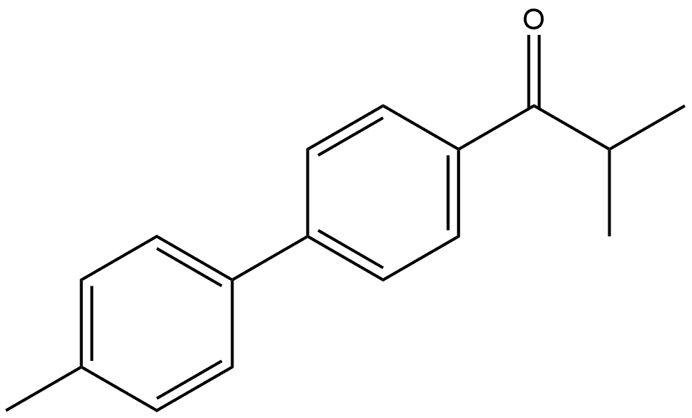 2-Methyl-1-(4'-methyl[1,1'-biphenyl]-4-yl)-1-propanone Structure