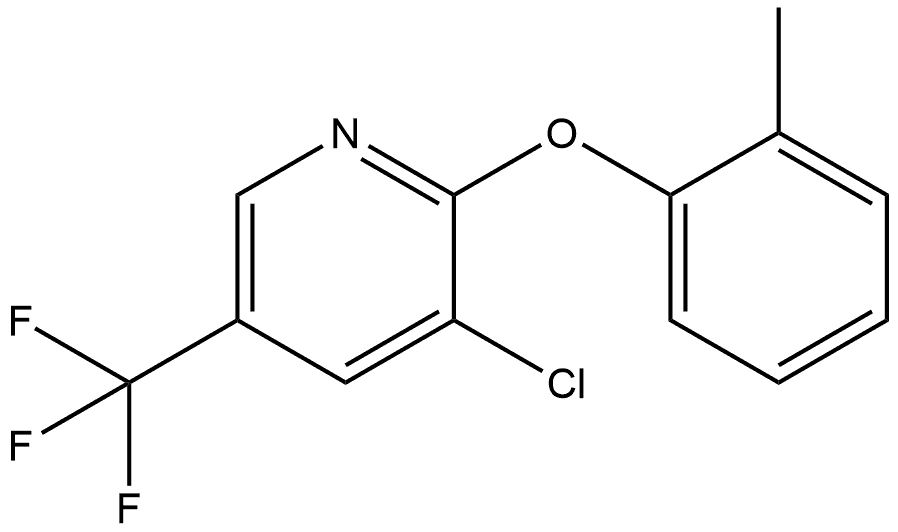 3-Chloro-2-(2-methylphenoxy)-5-(trifluoromethyl)pyridine Structure