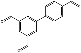 4'-vinyl-[1,1'-biphenyl]-3,5-dicarbaldehyde 구조식 이미지