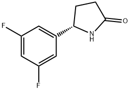 (5S)-5-(3,5-difluorophenyl)pyrrolidin-2-one 구조식 이미지