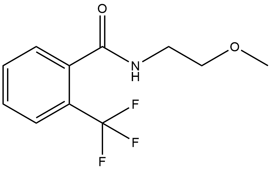 N-(2-Methoxyethyl)-2-(trifluoromethyl)benzamide Structure
