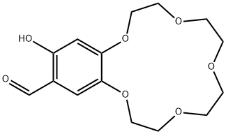 1,4,7,10,13-Benzopentaoxacyclopentadecin-15-carboxaldehyde, 2,3,5,6,8,9,11,12-octahydro-16-hydroxy- Structure