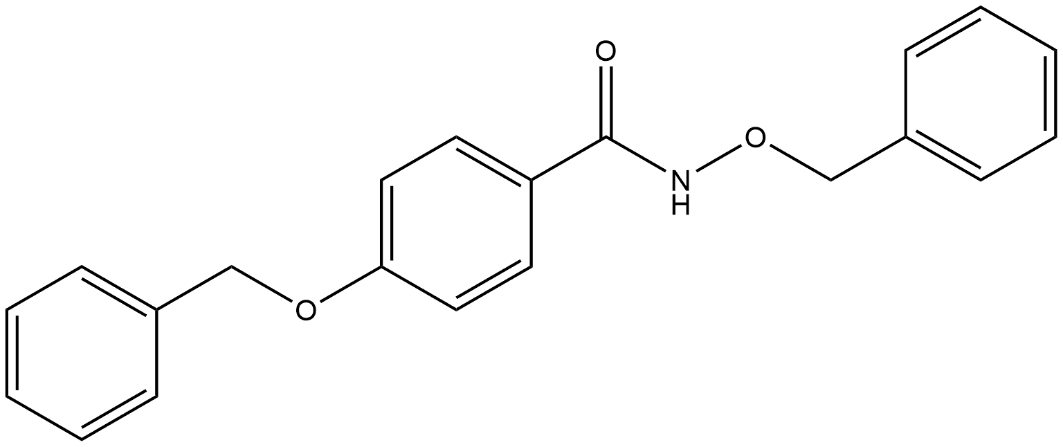 N,4-Bis(phenylmethoxy)benzamide Structure