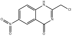 2-(chloromethyl)-6-nitroquinazolin-4(3H)-one 구조식 이미지