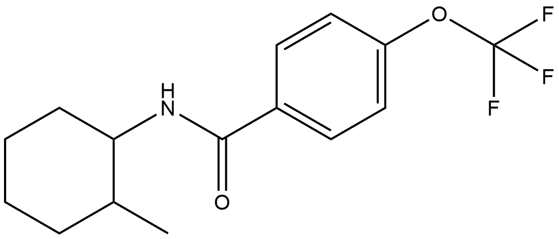 N-(2-Methylcyclohexyl)-4-(trifluoromethoxy)benzamide Structure