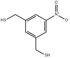 1,3-Benzenedimethanethiol, 5-nitro- Structure