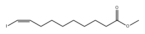 9-Decenoic acid, 10-iodo-, methyl ester, (9Z)- Structure