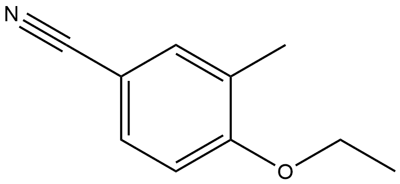 4-Ethoxy-3-methylbenzonitrile Structure