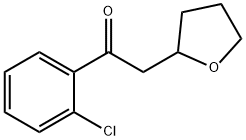 1-(2-chlorophenyl)-2-(tetrahydrofuran-2-yl)ethanone Structure