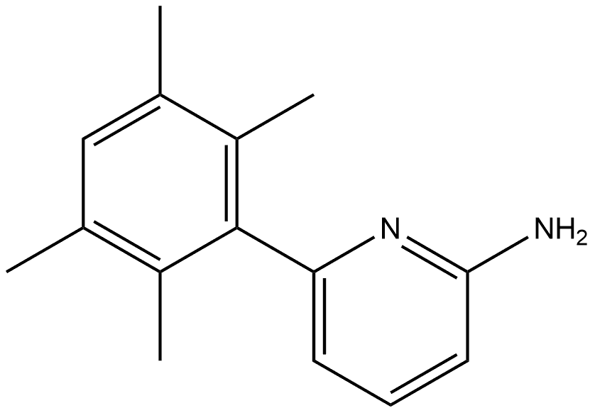 6-(2,3,5,6-Tetramethylphenyl)-2-pyridinamine Structure