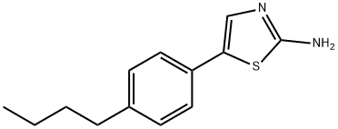 5-(4-Butylphenyl)thiazol-2-amine Structure