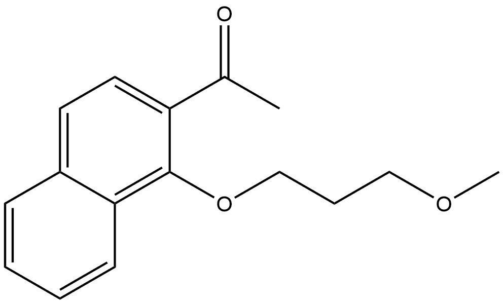 1-[1-(3-Methoxypropoxy)-2-naphthalenyl]ethanone Structure