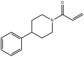 1-(4-Phenylpiperidin-1-yl)prop-2-en-1-one 구조식 이미지