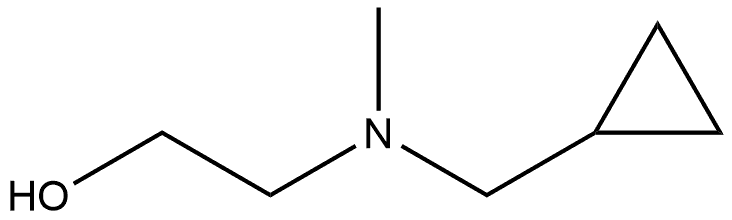 2-(N-(cyclopropylmethyl)-N-methylamino)ethanol HCl Structure