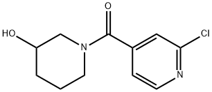 Methanone, (2-chloro-4-pyridinyl)(3-hydroxy-1-piperidinyl)- Structure