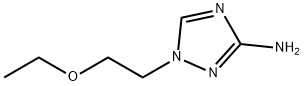 1H-1,2,4-Triazol-3-amine, 1-(2-ethoxyethyl)- 구조식 이미지