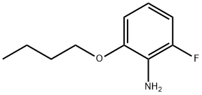 Benzenamine, 2-butoxy-6-fluoro- Structure