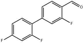 [1,1'-Biphenyl]-4-carboxaldehyde, 2',3,4'-trifluoro- 구조식 이미지