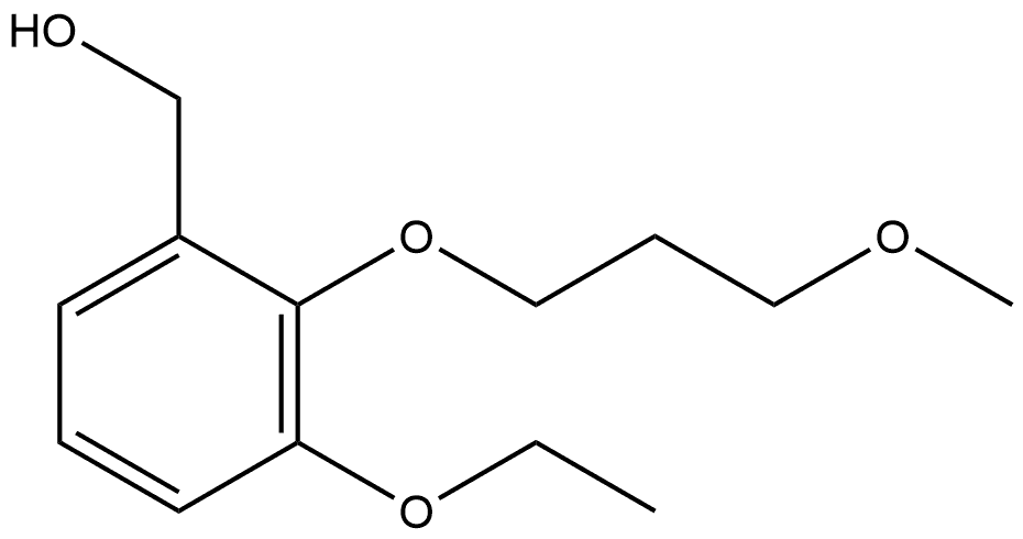 3-Ethoxy-2-(3-methoxypropoxy)benzenemethanol Structure