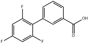 3-(2,4,6-Trifluorophenyl)benzoic acid Structure