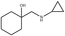 Cyclohexanol, 1-[(cyclopropylamino)methyl]- Structure