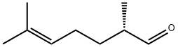 5-Heptenal, 2,6-dimethyl-, (2S)- Structure