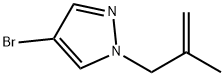 1H-Pyrazole, 4-bromo-1-(2-methyl-2-propen-1-yl)- Structure