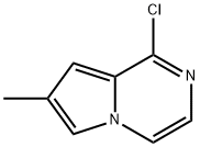 Pyrrolo[1,2-a]pyrazine, 1-chloro-7-methyl- Structure