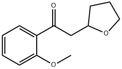 1-(2-methoxyphenyl)-2-(tetrahydrofuran-2-yl)ethanone Structure