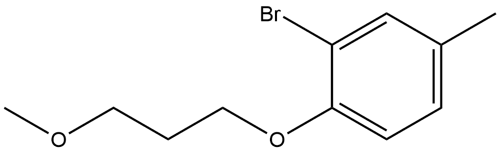 2-bromo-1-(3-methoxypropoxy)-4-methylbenzene Structure