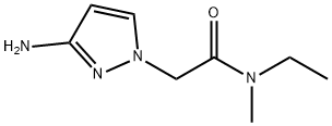 1H-Pyrazole-1-acetamide, 3-amino-N-ethyl-N-methyl- Structure