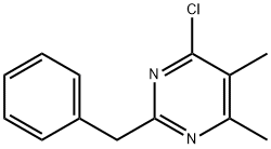 2-Benzyl-4-chloro-5,6-dimethylpyrimidine Structure