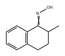 1(2H)-Naphthalenone, 3,4-dihydro-2-methyl-, oxime 구조식 이미지