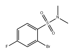 Benzenesulfonamide, 2-bromo-4-fluoro-N,N-dimethyl- Structure