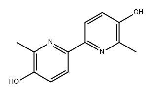 [2,2'-Bipyridine]-5,5'-diol, 6,6'-dimethyl- Structure