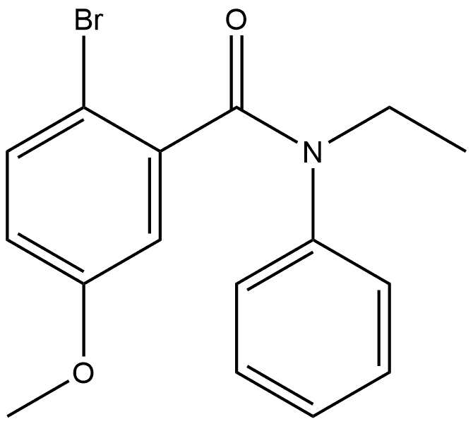 2-Bromo-N-ethyl-5-methoxy-N-phenylbenzamide Structure