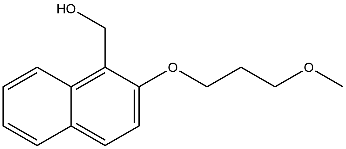 2-(3-Methoxypropoxy)-1-naphthalenemethanol Structure