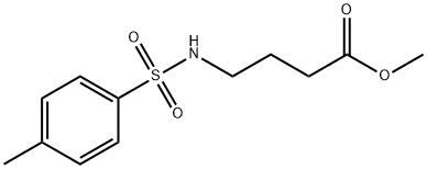 Butanoic acid, 4-[[(4-methylphenyl)sulfonyl]amino]-, methyl ester Structure