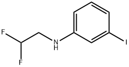 N-(2,2-difluoroethyl)-3-iodoaniline Structure