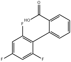 2-(2,4,6-Trifluorophenyl)benzoic acid Structure