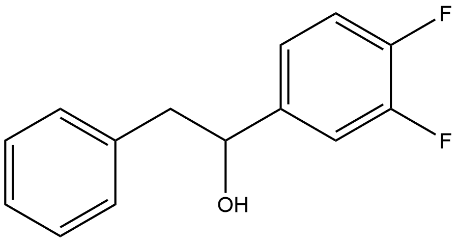 α-(3,4-Difluorophenyl)benzeneethanol 구조식 이미지