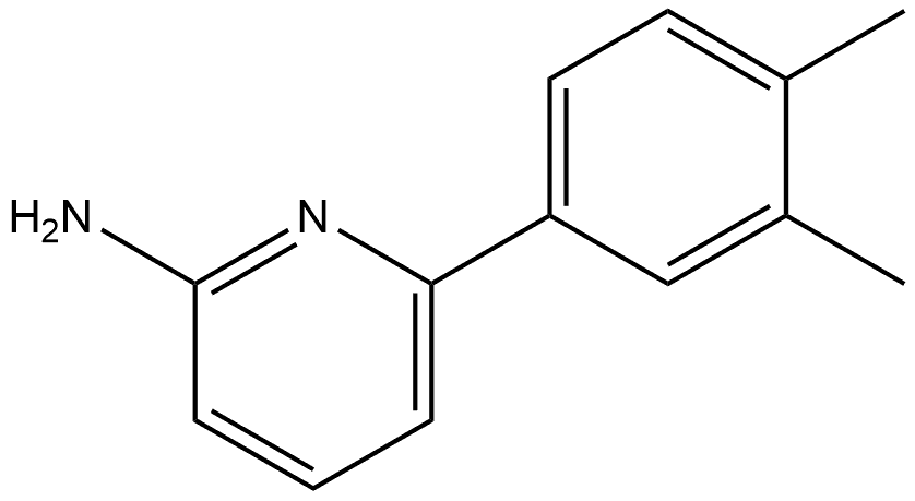 6-(3,4-Dimethylphenyl)-2-pyridinamine 구조식 이미지
