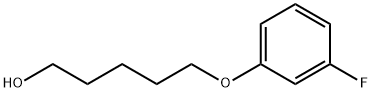 5-(3-Fluorophenoxy)pentan-1-ol Structure