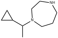 1-(1-cyclopropylethyl)-1,4-diazepane Structure