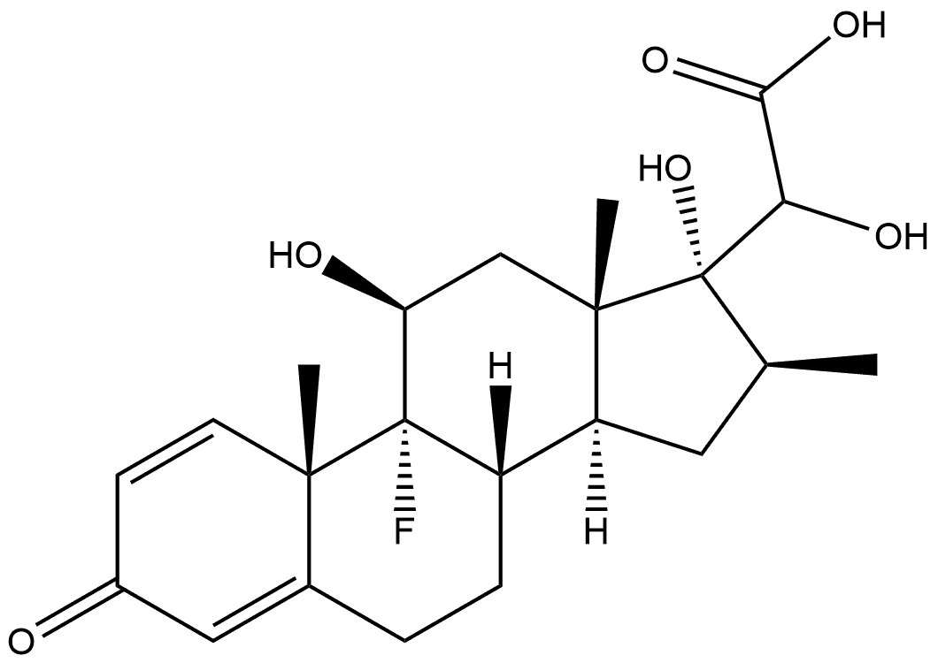 Dexamethasone Impurity 11 구조식 이미지