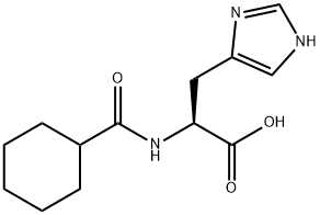 (2S)-2-(cyclohexylformamido)-3-(1H-imidazol-4-yl)propanoic acid Structure