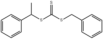 Carbonotrithioic acid, 1-phenylethyl phenylmethyl ester Structure