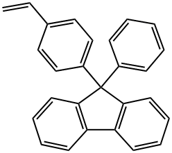 9H-Fluorene, 9-(4-ethenylphenyl)-9-phenyl- Structure