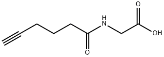 hex-5-ynoylglycine Structure