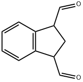 1H-Indene-1,3-dicarboxaldehyde, 2,3-dihydro- Structure